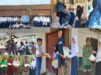 DISTRIBUSI ZAKAT FITRAH KE MASYARAKAT YG TIDAK MAMPU